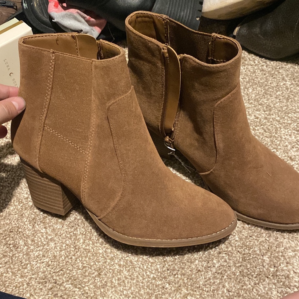 Target booties 7.5. Never worn with tags